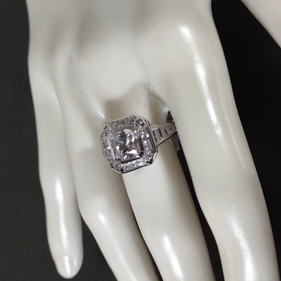 Absolute™ Cubic Zirconia/Sterling Silver Ring - Picture 2 of 12
